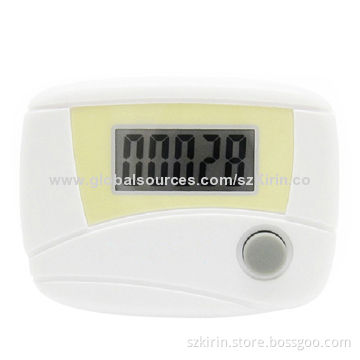 Promotional Gift Simple Function Pedometer, 1-99999 Step Count Range, Low Power Consumption